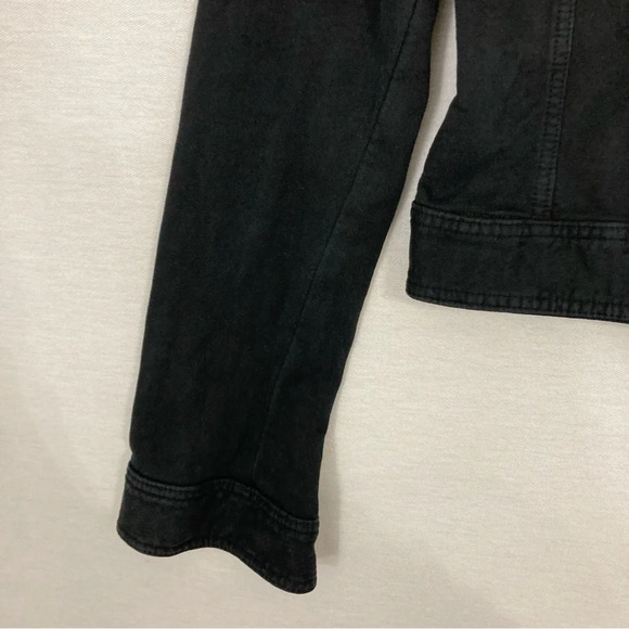 Hard Tail Black Button Denim Jacket size Medium - Picture 6 of 10